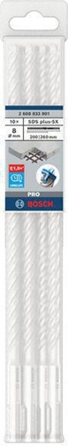Bosch Hammerbohrer PRO Arbeits-L.200mm D.8mm L.260mm SDS plus-5X