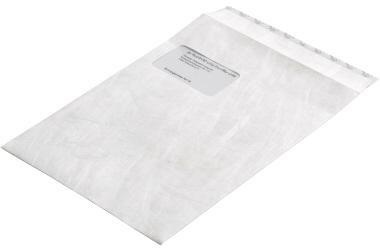 Versandtasche Fenster 55g/m² mit Haftklebung Tyvek® ohne Fadenverstärkung weiß 100 St./Pack. TYVEK