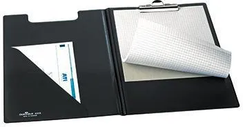 DURABLE Blockmappe A4 235501 schwarz 23,7x33,0x10,0cm