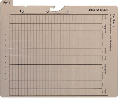 Leitz Pendelfehlkarte 20280085 Manilakarton 450g gr