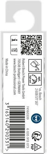 Bosch Metallbohrer PRO Metal Arbeits-L.30mm D.2,5mm L.57mm 10St.