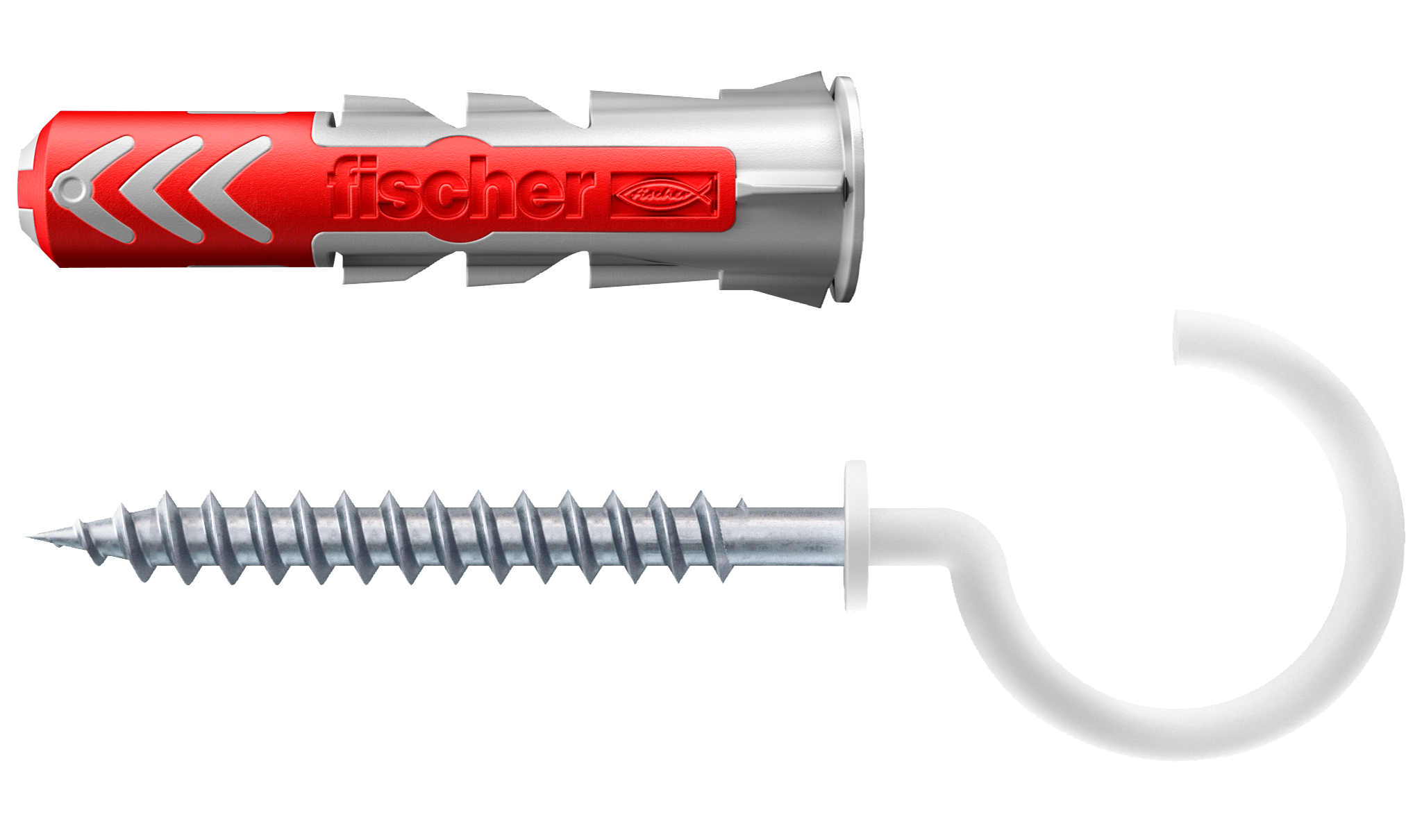 fischer DuoPower 8 x 40 RH mit Rundhaken, nylonbeschichtet