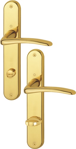 Langschildgarnitur Istanbul M171/332P MS F71 SK/OL 78mm DIN re.HOPPE