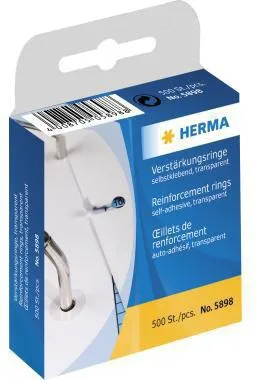 Herma Lochverstärkungsring 12mm transparent 500 St./Pack