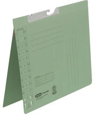 ELBA Pendelhefter 100560089 DIN A4 Amtsheftung 320g Karton grün