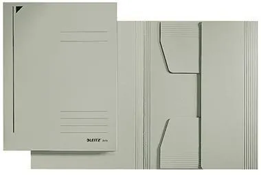 Leitz Jurismappe 39240085 DIN A4 3Klappen Karton grau