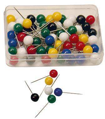 Soennecken Markierungsnadel 1105 5x16mm farbig sortiert 100 St./Pack