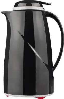 Helios Isolierkanne Wave Push 2934-002 1l schwarz