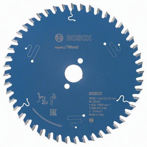 Bosch Kreissägeblatt Expert Wood AD 160mm Z.48 WZ Bohr.20mm Schnitt-B.2,2mm