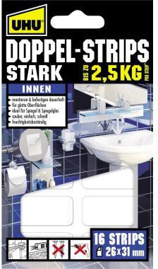 UHU Doppelstrips 45380 stark 16 St./Pack