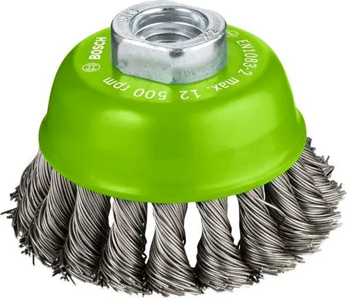 Bosch Topfbürste PRO Stainless Steel heavy D.75mm Draht-St.0,5mm Edelstahl M14