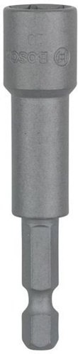Bosch Steckschlüssel L.65mm SW10mm D.14mm m.Tiefenanschlag f.Gewinde M6 