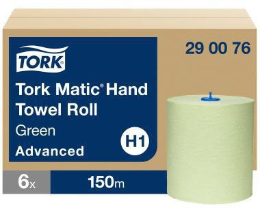 Tork Handtuchrolle ELEVATION 290076 150m 2lagig grün 6 Rl./Pack.