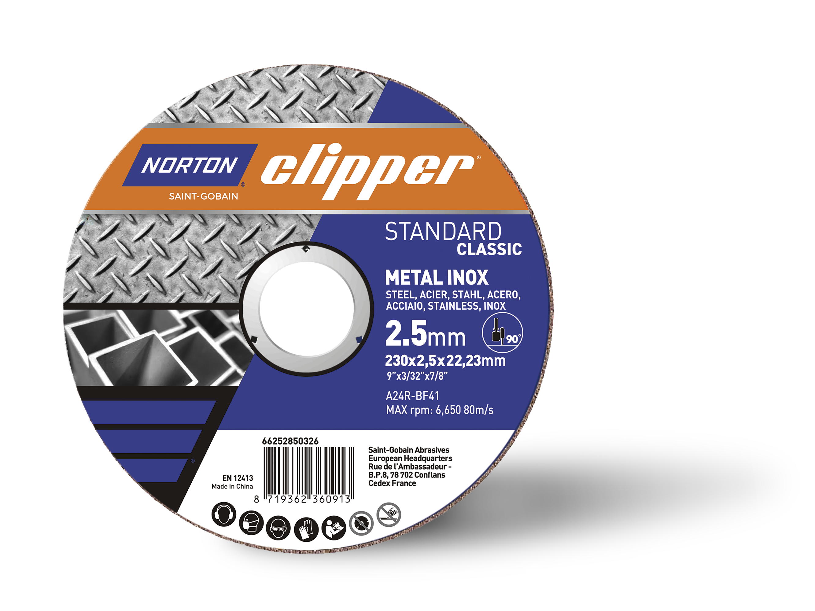 Norton Clipper Trennscheibe Standard Classic Ø 230 mm