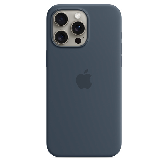 Apple Silikon Case mit MagSafe für iPhone 15 Pro Max