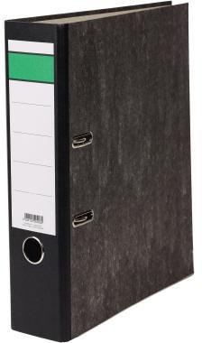 Ordner DIN A4 80mm Recycling Pappe schwarz
