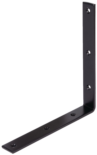 Balkenwinkel gleichschenklig Stahl verzinkt, schwarz kunststoffbeschich. GAH