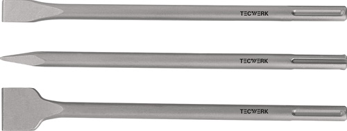 TECWERK Einsteckwerkzeugset SDS-max 3-tlg.L.400mm 