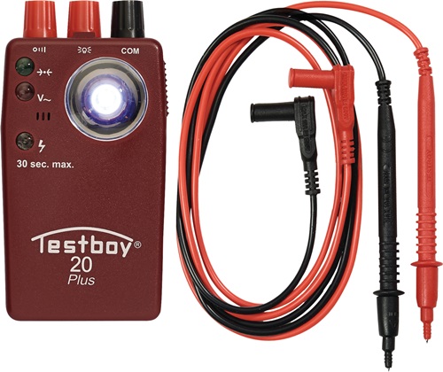 Durchgangsprüfer TB 20 Plus b.300 V CAT II 300 V TESTBOY
