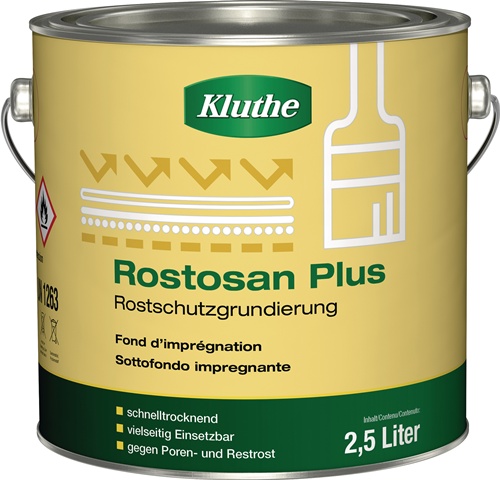 Rostprimer Rostosan® Plus grau 2500 ml Dose KLUTHE