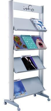 Paperflow Prospektständer 12.A4TM.35 Metall