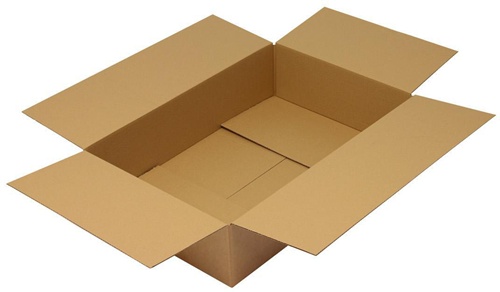 Faltkarton 1-wellig Maße 700x450x160mm Qualität 1.20 B braun TRANSPAK