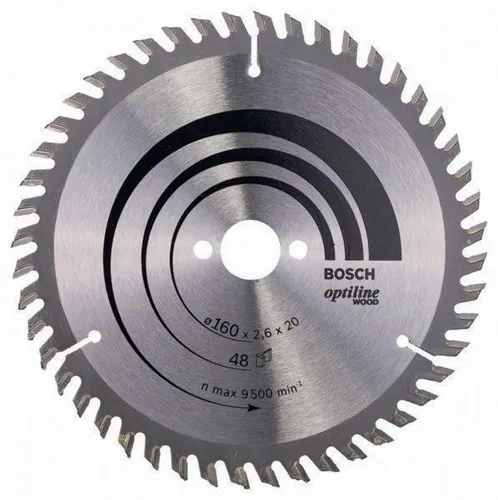 Bosch Kreissägeblatt PRO Wood AD 160mm Z.48 WZ Bohr.20mm Schnitt-B.2,6mm