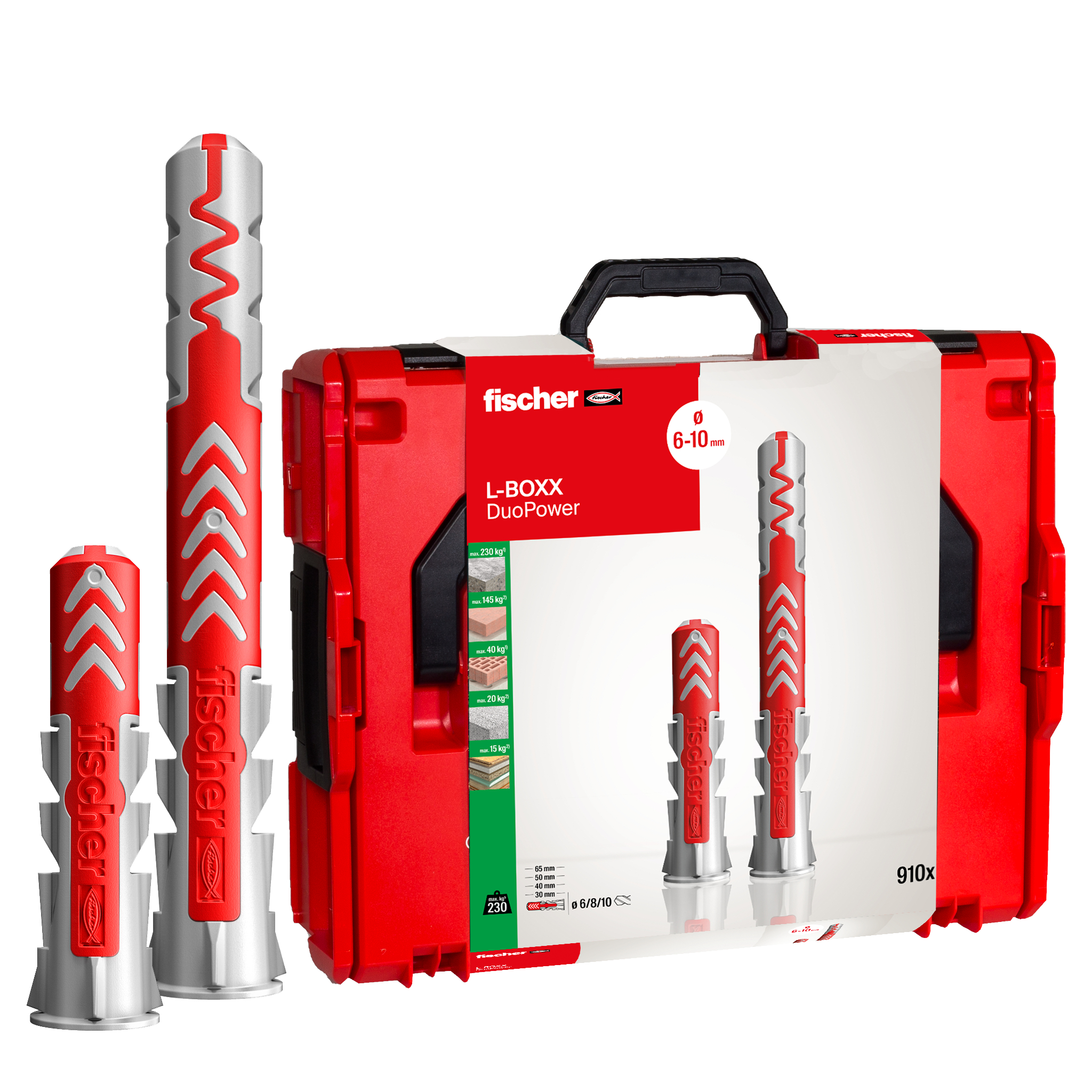 fischer L-BOXX 102 DuoPower (910 Teile)