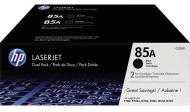 HP Toner CE285AD 85A 1.600Seiten schwarz 2 St./Pack.
