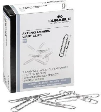 DURABLE Aktenklammer 122625 50mm verzinkt 100 St./Pack.