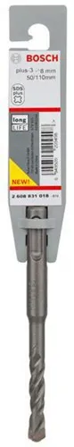 Bosch Hammerbohrer Arbeits-L.50mm D.8mm L.110mm SDS plus-3