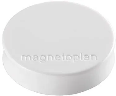 magnetoplan Magnet Ergo Medium 1664000 30mm weiß 10 St./Pack.