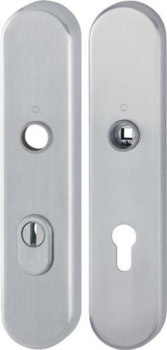 Langschildpaar E3332ZA/3310 ma F69 PZ 72mm HOPPE