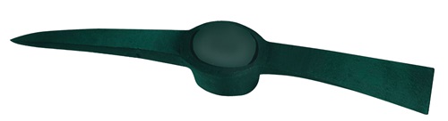 Kreuzhacke geschmiedet, ohne Stiel