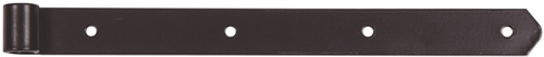 Ladenband L.400mm STA schwarz kunststoffbeschich.gerundet GAH