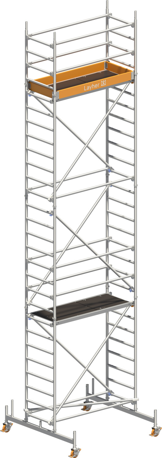 Layher Fahrgerüst Uni Leicht Typ: 3206 | SH: 6,26 m / AH: 8,26 m