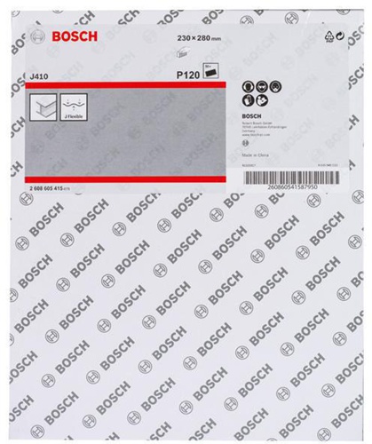 Bosch Schleifblatt J410 Standard for Metal BxL230x280mm Körnung 120