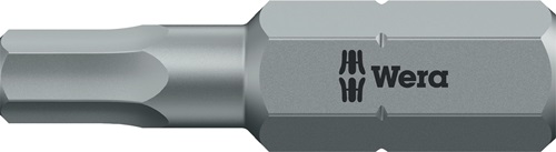 Bit 840/1 Z 1/4 Zoll 5,0mm L.25mm zähhart,HEX-Plus WERA