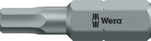 Bit 840/4 Z 1/4 Zoll 5/16 Zoll L.25mm zähhart,HEX-Plus WERA