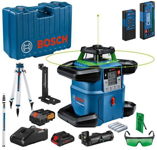 Bosch Rotationslaser GRL 650 CHVG Sp.18V Arbeitsber.70-650m IP68 m.Batterien/Messstab Bosch Rotationslaser GRL 650 CHVG Sp.18V Arbeitsber.70-650m IP68 m.Batterien/Messstab