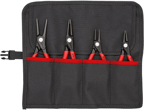 Präzisionssicherungsringzangensatz 4-teilig in Rolltasche KNIPEX