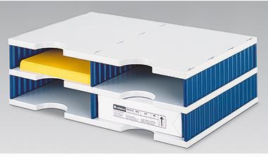 Dokumentenablage styro styrodoc duo Grundeinheit 48,5 x 15,3 x 33,1 cm (B x H x T) Polystyrol STYRO