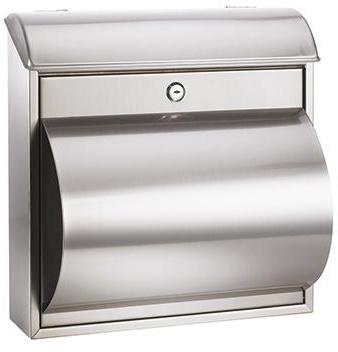 ALCO Briefkästen mit Zeitungshalter EDELSTAHL ROSTFREI