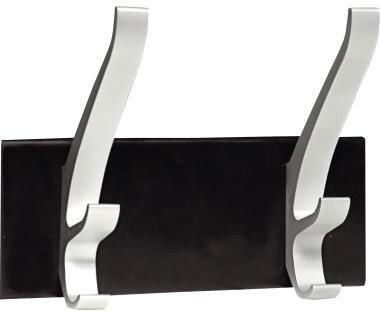 UNILUX Wandgarderobe Cypres 100340804 2Haken sw