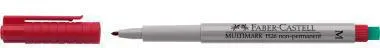 Faber-Castell Folienschreiber MULTIMARK 152621 1mm rot