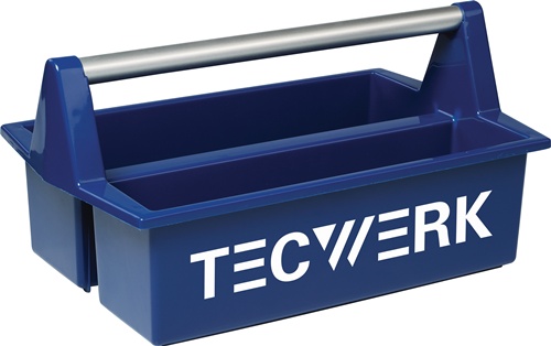 TECWERK Werkzeugtragekasten LxB420xH120mm 2 Fächer Ku.