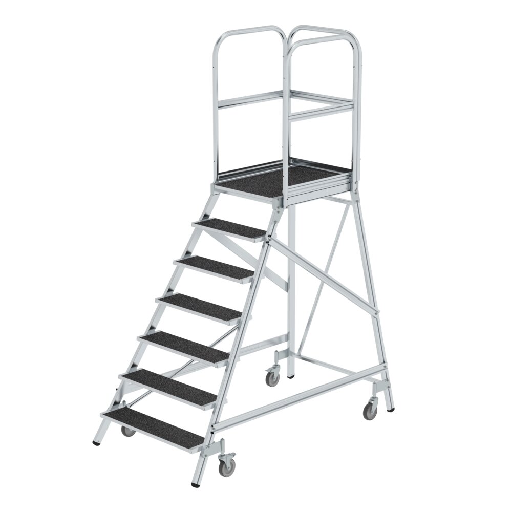 MUNK Podesttreppe m.Federrollen