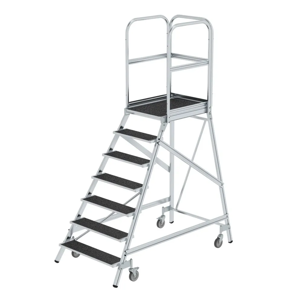 MUNK Podesttreppe m.Federrollen