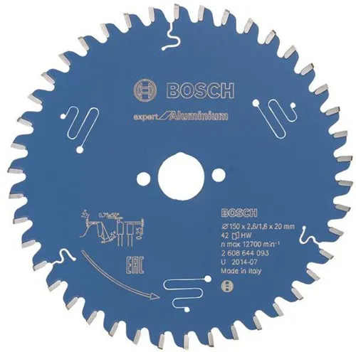 Bosch Kreissägeblatt Expert for Aluminium D.150mm Bohrung 20mm 42Zähne HLTCG