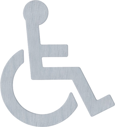 Symbol Barrierefrei 710XA.150.3 VA Farb-Nr.XA B.135mm H.150mm S.1,5mm HEWI